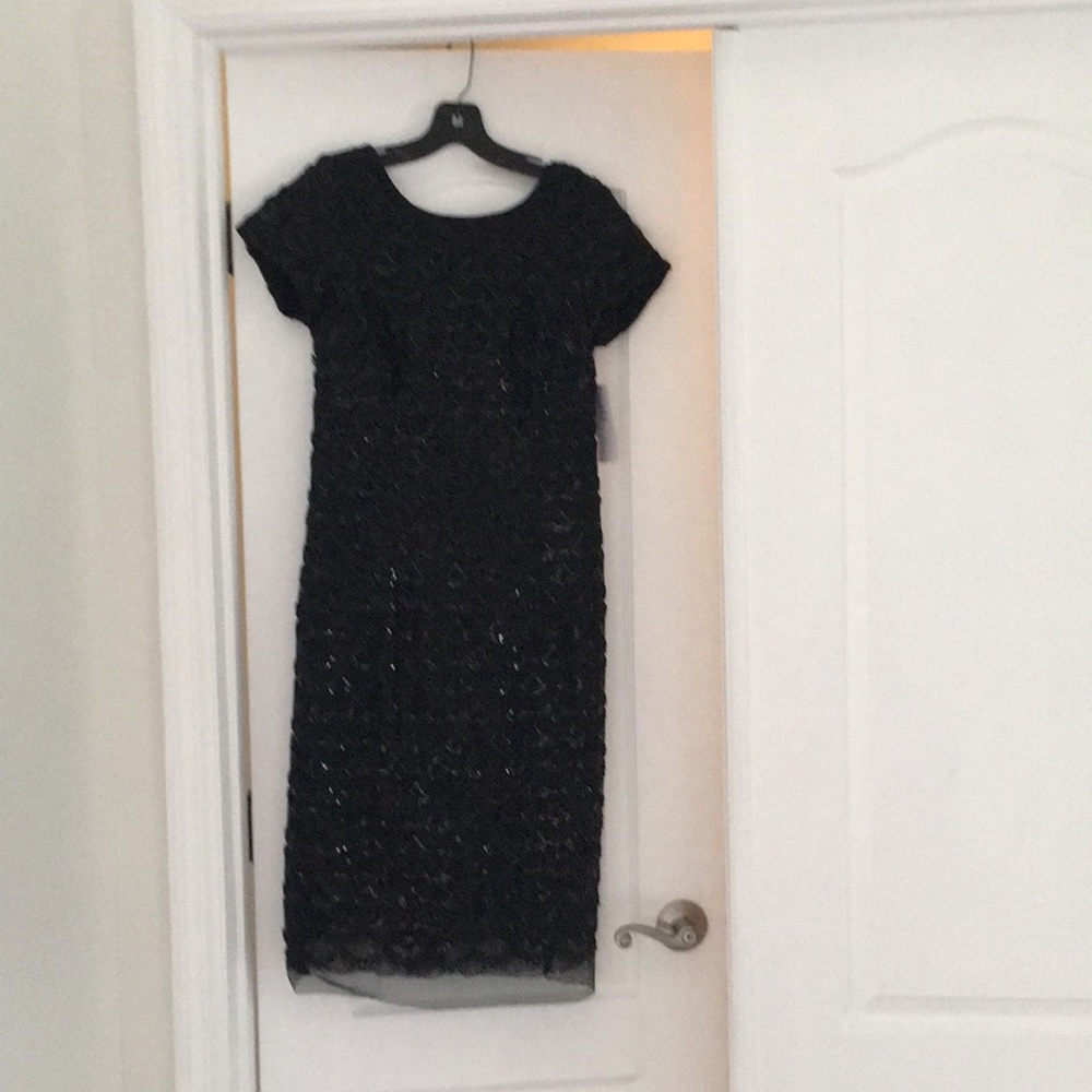 Black cocktail dress